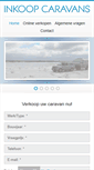 Mobile Screenshot of inkoopcaravans.com